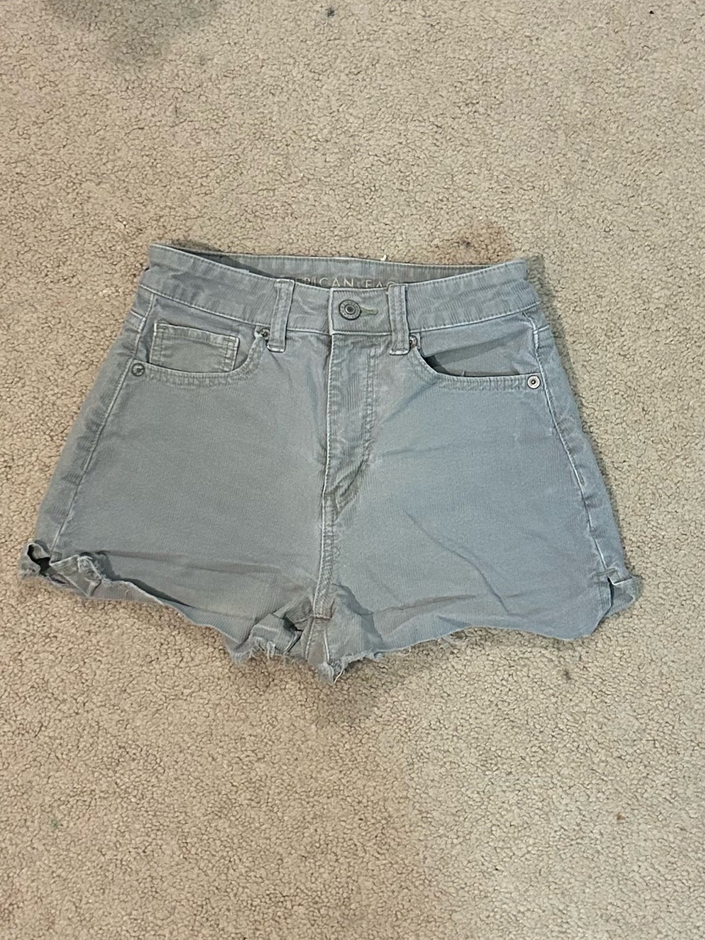 American Eagle Women's Denim Shorts - Light Green